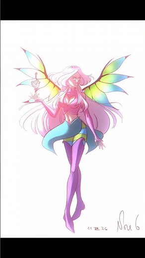 Drawing my OC as a W.I.T.C.H chara! #speedpaintingsexperience