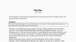 The Old man and the Sea Summary and analysis.pdf - English - Notes - Teachmint