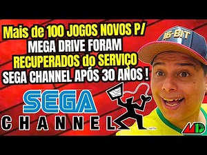 BOMBA Mais de 100 JOGOS NOVOS P/ MEGA DRIVE FORAM RECUPERADOS do SERVISO SEGA CHANNEL APÓS 30 ANOS !