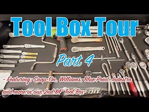 Tool Box Tour 4 Featuring Snap On, Williams, Bluepoint Etc.