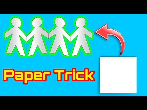 How To Make Man In paper | Easy steps | How to make an origami chain of people | Mr Nirmal |