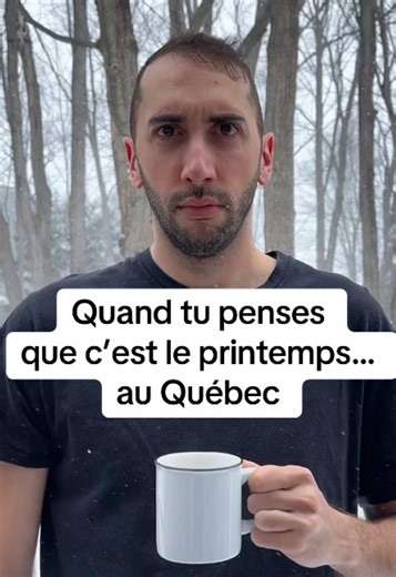 On s’est fait avoir… encore 😒 #quebec #printemps #humour