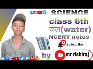 Class 6th science chapter 14 जल(water)|by ‪@Mrrishirajeducation‬ #class_6_science_mcq_question_useful_trend