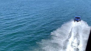 Shawn Gibson’s immaculate DCB M35 “Top Secret” with twin Mercury Racing 1550/1350s out in front of the pack at the 2019 Desert Storm Poker Run. Video by TTI (Todd Taylor Images) | Powerboat Nation