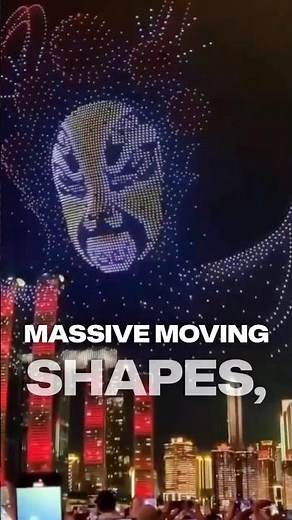 10,000 Drones Light Up China’s Night Sky in Record-Breaking Show!😳