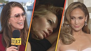 Diane Lane reacts to Jennifer Lopez revealing that she regrets turning down Diane's Oscar-nominated role in 'Unfaithful' while at the 2025 Newport Beach Film Festival Honors. | Entertainment Tonight