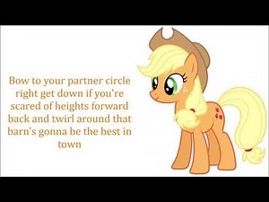 My Little Pony - Raise This Barn Lyrics