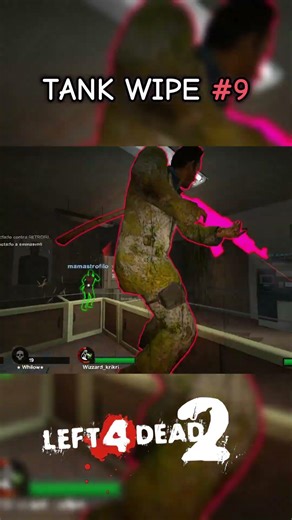 TANK WIPE #9 #shorts #f1 #left4dead2 #left4dead2versus #l4d2 #games #gaming #l4d #funny #meme #games