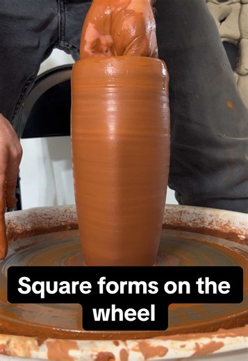 Throwing a Square Bottle on the Wheel