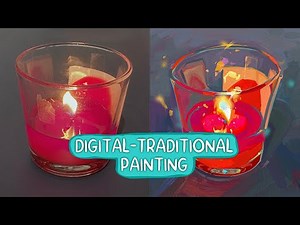 Glass painting EASY ~ “Digital-Traditional” painting fast and fun! ~ ArtRage tutorial