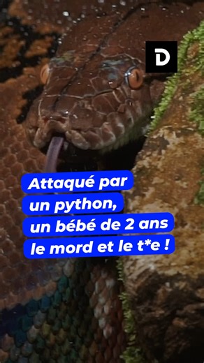 Attaqué par un python, un bébé de deux ans le mord et le t*e ! | Demotivateur