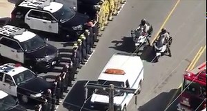 13K views · 426 reactions | Officers salute a fallen Los Angeles...