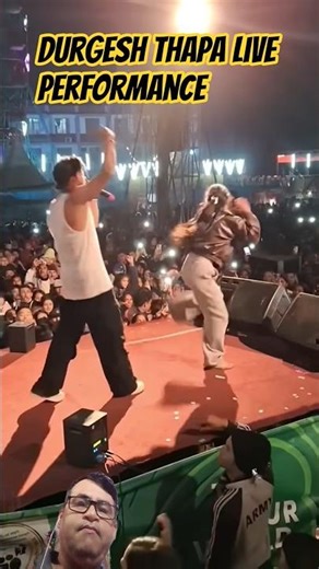 Durgesh Thapa Live Performance|🎤#ytshorts #durgeshthapa #viralshorts