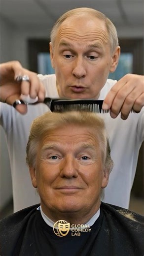 Trump’s Haircut by Putin Goes WRONG! The Back View Is Hilarious 🤣