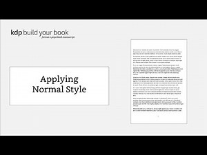 Applying Normal Style