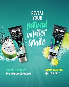 Reveal your natural whiter smile with Closeup White Attraction Natural Smile! | Closeup