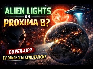 Proxima Centuri B has Artificial Lights?