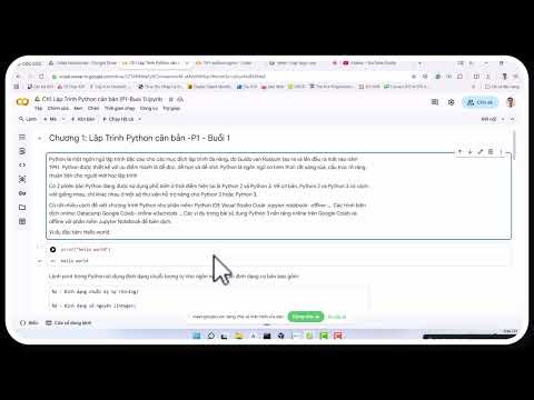 TH1.1 Google Colab and Hello world Code