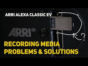 Recording Media Problem & Solution for ARRI ALEXA Classic | Sony SXS PRO+ Card, Memory Media Utility