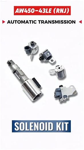 🛠 AW450-43LE (RNJ) Automatic Transmission Solenoid Kit This AW450-43LE Solenoid Group (RNJ) (1998-Up) (31A-405) includes the EPC Linear Solenoid and delivers reliable replacement for proper hydraulic control and transmission function. Kit includes: • 1 x 49421A • 2 x 49422A • 1 x 49425A • 1 x 49431 📦 Domestic and international shipping. 🛒 Get it: https://cobratransmission.com/solenoid-group-aw450-43le-rnj Not sure if it fits your vehicle? Contact us — our team is ready to help! 🌐 www.cobratr