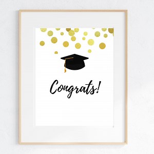 Graduation Congrats Card, Printable Graduation Card, Class of 2024, Instant Download, 2024 Graduation Printable, Congratulations Card - Etsy