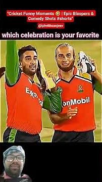 "Cricket Funny Moments 🤣 | Epic Bloopers & Comedy Shots #shorts" #ipl #cricket #cricketlover
