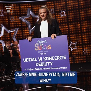 10K views · 92 reactions | Zobaczcie jak Alan Cymbalista  cieszył się z wygranej w wiosennej edycji Szansa na sukces. Opole 2024  Rozmawialiśmy z nim tuż po ogłoszeniu wyniku 珞 Alan już wkrótce wystąpi na 헙헲혀혁헶현헮헹혂 현 헢헽헼헹혂  | TVP2 | Facebook