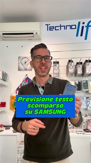 5.5K views · 420 reactions | Hai notato che sul tuo Samsung non compare più la previsione del testo mentre scrivi? 樂 Succede dopo l’ultimo aggiornamento, ma niente panico! In questo video ti faccio vedere come riattivarla in un attimo  Un trucco rapido che ti farà scrivere più veloce di prima!  #samsung #tutorial #techtips #smartphonelife #consiglitech #technolifeportoviro | Technolife Porto Viro | Facebook