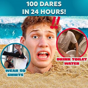 Can I do 100 DARES In 24 Hours? | Jesser