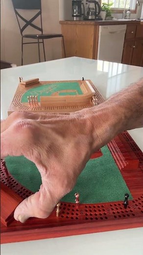 What is Dice Baseball? Here’s the basics. A simple upgrade to my Cribscapes baseball cribbage board