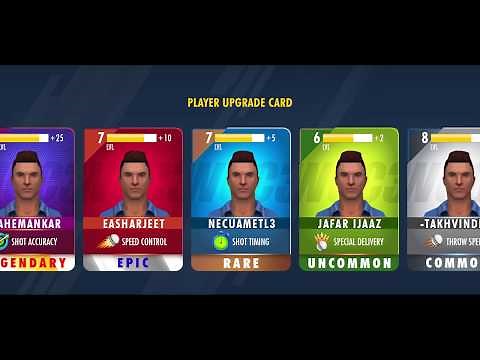 How Player Upgrade works! World Cricket Championship 3