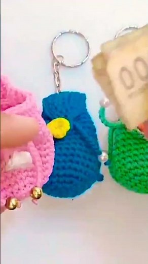Crochet Mini Backpack || Keychain || Eid Envelopes