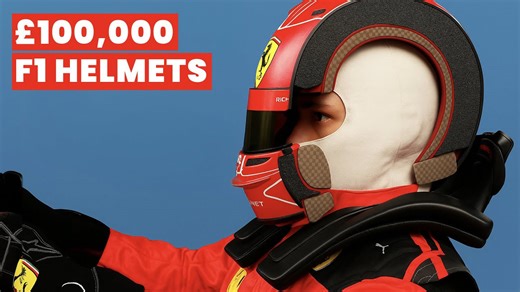 The £100,000 Secret Behind Every F1 Driver’s Helmet