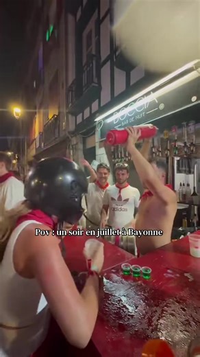 Féria d'été à Bayonne en juillet