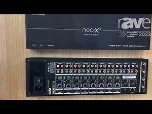 ISE 2023: Pulse-Eight Shows neo/X3 Video Distribution Matrix with HDBaseT 3.0 Technology