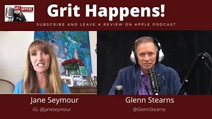 My dear friends Glenn Stearns & Mindy Burbano Stearns have started a podcast called “Grit Happens” and they’ve interviewed me! We had a wonderful time together and spoke about everything from family & Open Hearts Foundation to gratitude and Dr. Quinn! 😊 The full episode is here: https://youtu.be/yfCynQy8LQA | Jane Seymour