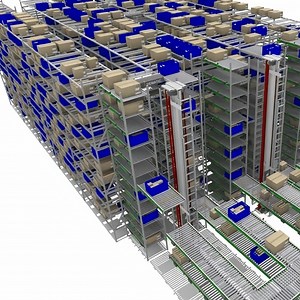 [Hot Item] High Density Storage Pallet Racking Sytems Asrs Automatic Racking System for Warehouse