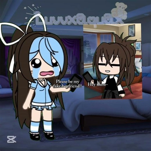 fake boyfriend | gl - gacha life | cr : @ykb3lla | #gacha #edit |