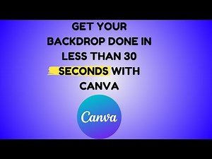 How To Edit Your Digital Backdrop With Canva