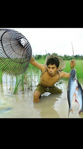 211K views · 4.2K reactions | Catch fish with bambo equipment #reels #shorts #cooking #camping #survival #bushcraft #outdoors #primitive #food #recipe | Super Chef | Facebook