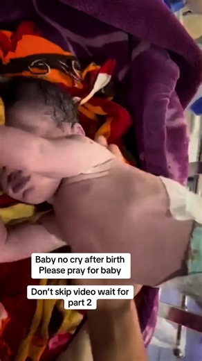 Emotional Moment: Baby's First Cry After Birth
