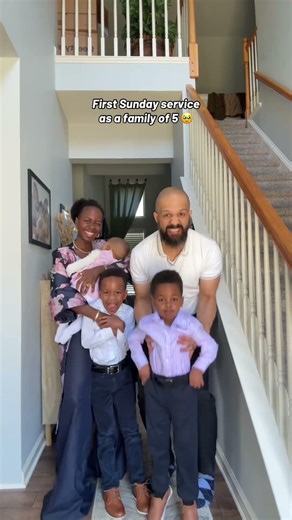 A cute moment before church where the baby proceeded to have a blow out, the eldest had a meltdown,