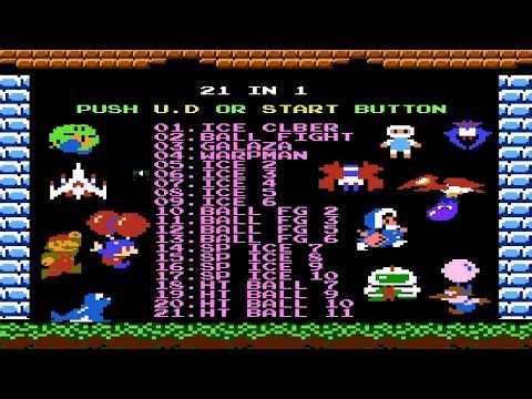 NES 21 in 1 Multicart : Classic Retro Games Collection