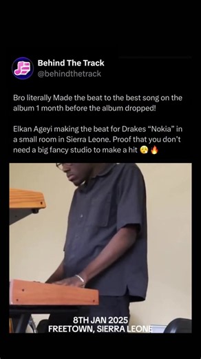 Elkan Agyei: Producer Behind Drake’s hit “Nokia”