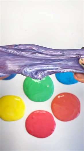 Making rainbow slime from start to finish 🌈 #rainbowslime #slimeasmr #satisfying