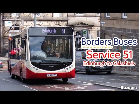 Borders Buses Service 51 Edinburgh to Galashiels • Optare Metrocity 11727 YJ17FZC • FRV 16/7/25