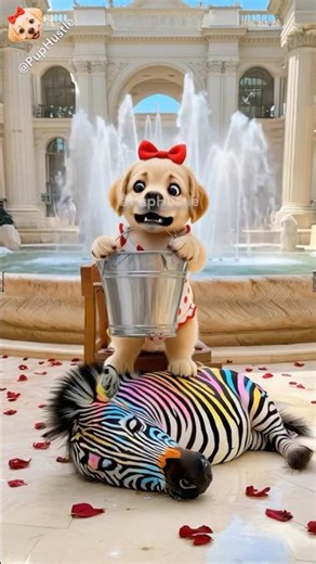 🦓🍁🪣 Doggo THINKS She’s the PRANK Queen…Then KARMA Strikes BACK! #DogVideo #AnimalLovers 🐾 @PupHustle