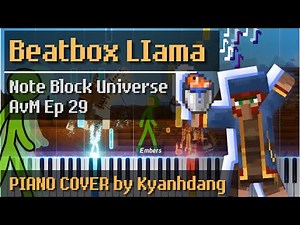 Beatbox LIama - Note Block Universe, AvM Ep 29 (Piano cover)