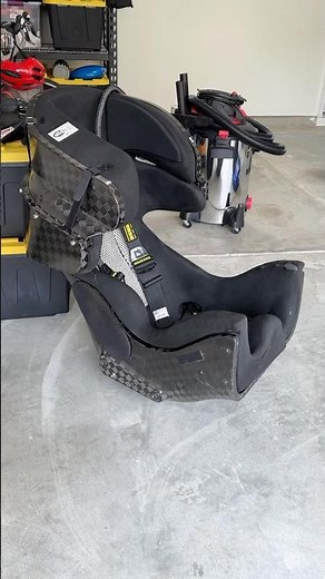 Custom Carbon Fiber NASCAR Racing Seat by Sabelt