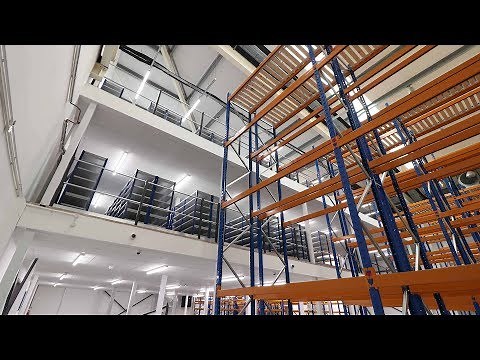 Multi-Tier Racking System Installation - Time Lapse